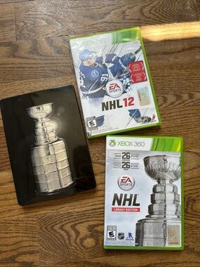EA SPORTS NHL 13 Stanley Cup edition NHL 12 & Legacy Edition Xbox 360 Bundle